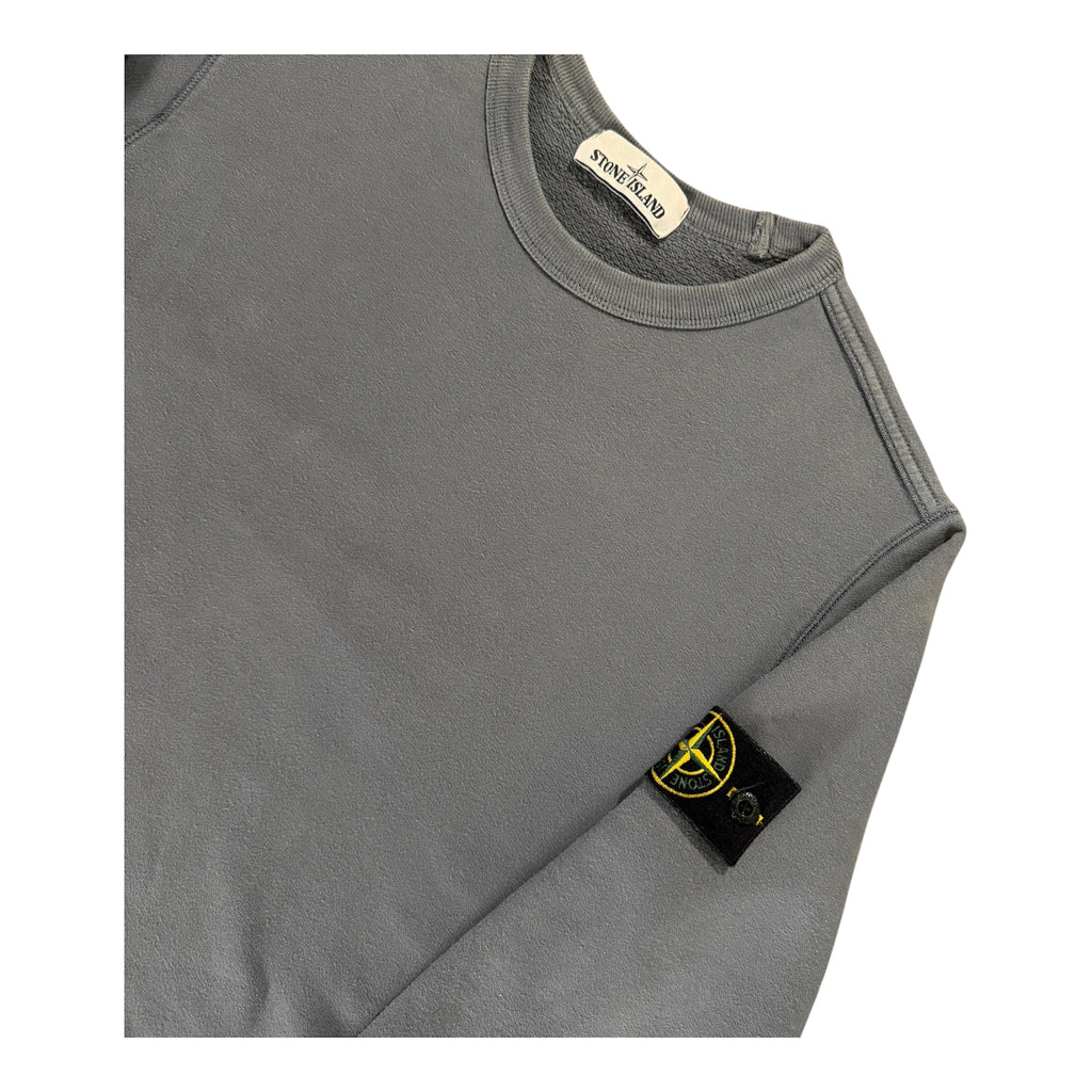 Stone Island A/W 2019 Garment Dyed Crewneck – Dark Grey/Blue Size S