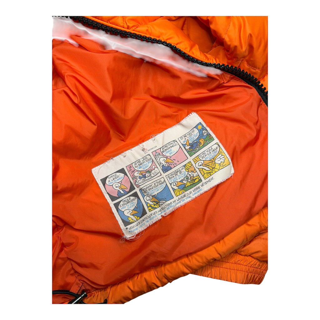 Moncler Morainderes Orange Down Jacket Size 1 / S