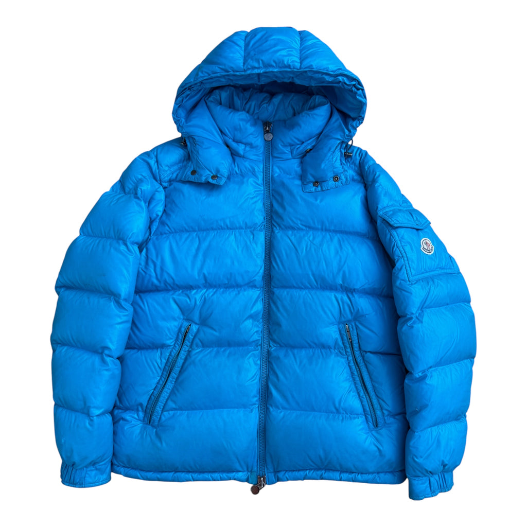 Moncler Maya Puffer Jacket – Turquoise Size 4/XL