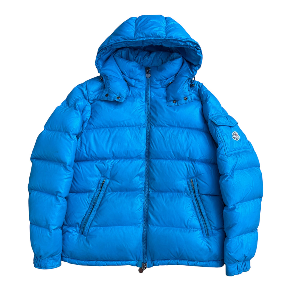 Moncler Maya Puffer Jacket – Turquoise Size 4/XL
