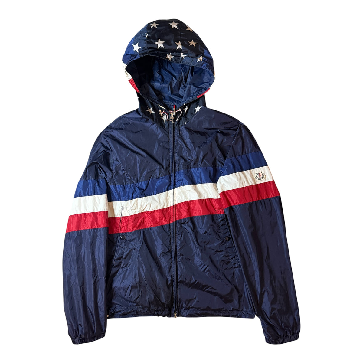 Moncler Cam Tricolour Windbreaker  Size 4 / L