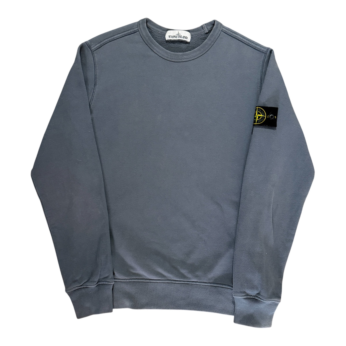 Stone Island A/W 2019 Garment Dyed Crewneck – Dark Grey/Blue Size S