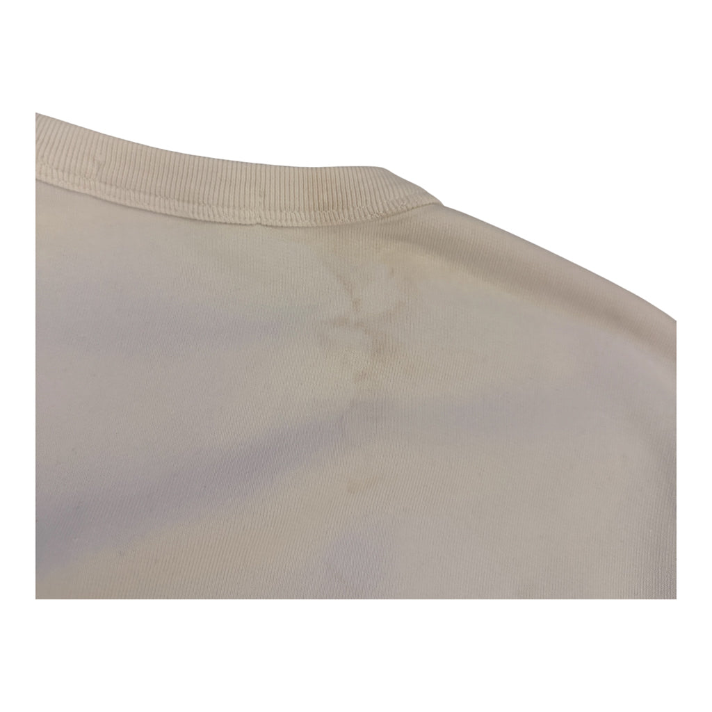Stone Island SS18 Garment Dyed Crewneck Sweatshirt – White – Size S