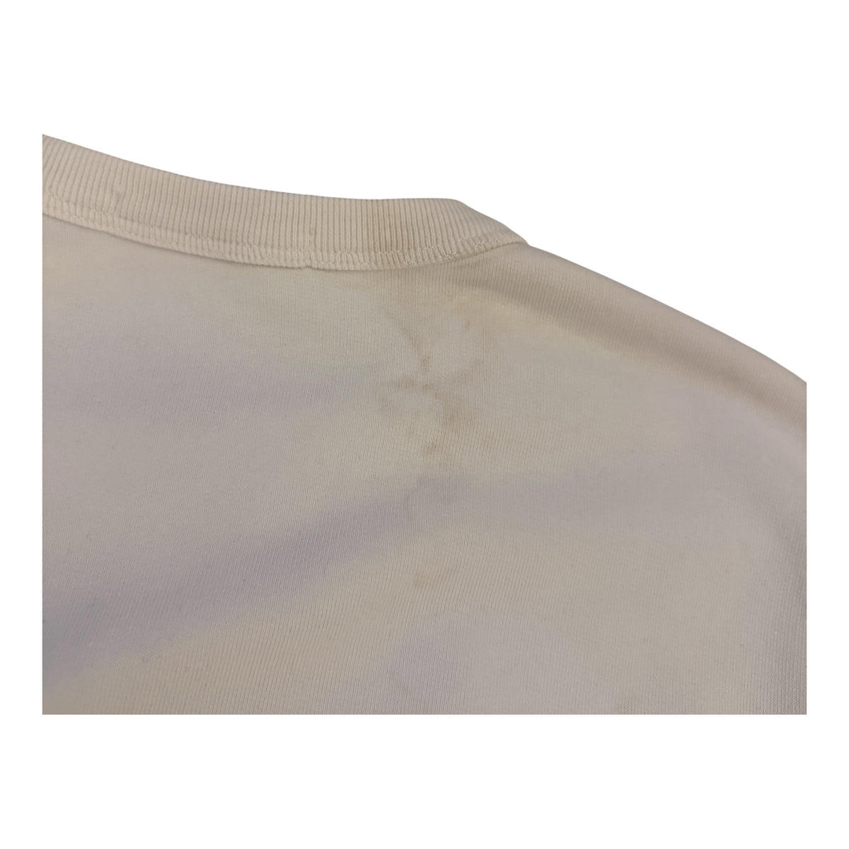 Stone Island SS18 Garment Dyed Crewneck Sweatshirt – White – Size S