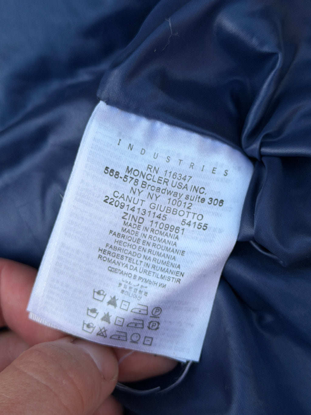 Moncler Canut Down Jacket – Size 1 / S