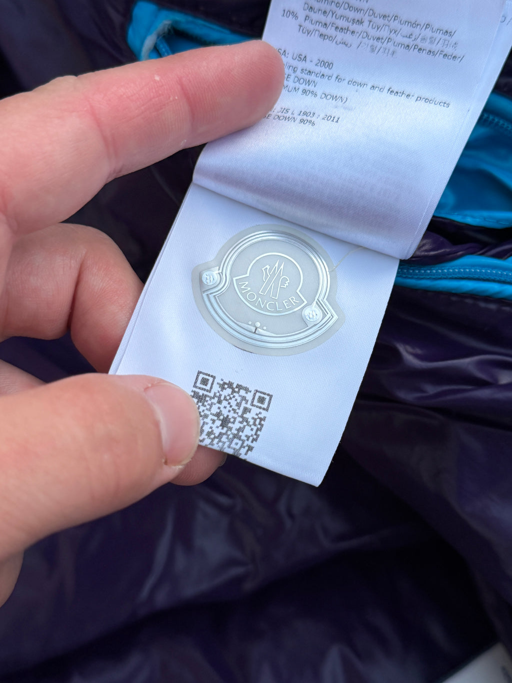 Moncler Maya Puffer Jacket – Turquoise Size 4/XL