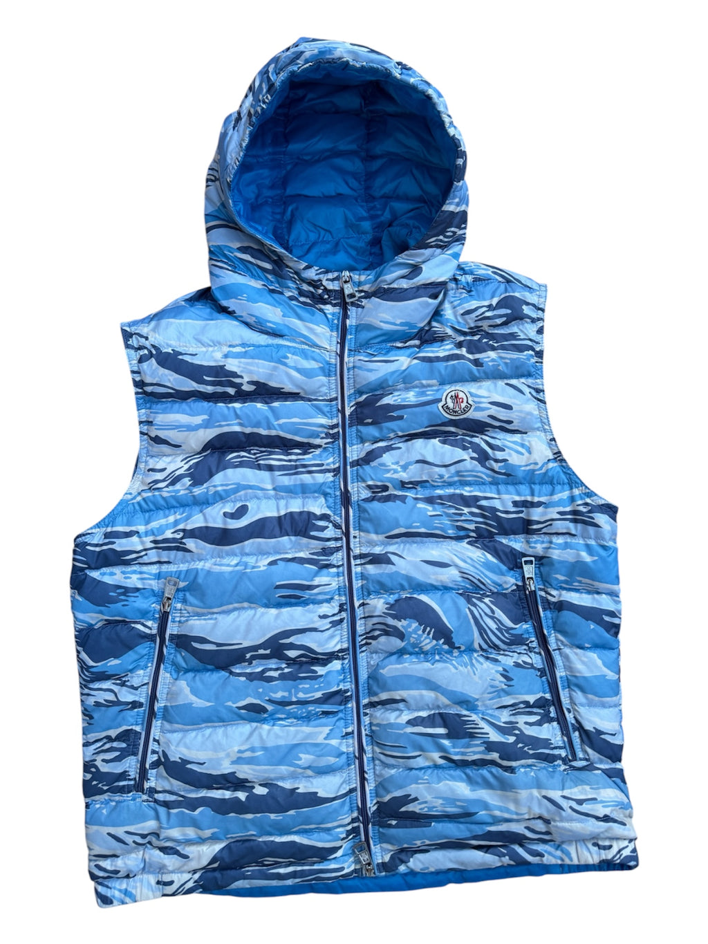 Moncler Patrick Camo Gilet Size 1 / S